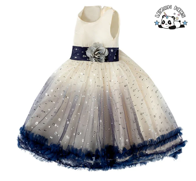 LEZONKIDS - Custom Summer Fluffy Dress Children's Princess Dress Girls Evening Dress for Birthday Party